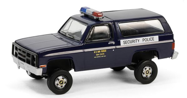 GREEN61040-F - CHEVROLET M1009 CUCV 1984 Polizia di sicurezza dell'aeronautica militare statunitense serie BATTALION 64 in blister - 1