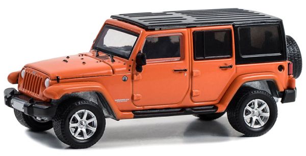 GREEN62010-E - JEEP Wrangler Unlimited 2010 Arancione dal film Cold Pursuit 2019 in blister - 1