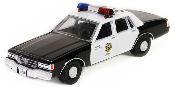 GREEN62020-C - CHEVROLET Caprice 1986 Los Angeles Police dal film True Romance 1993 sotto blister - 1