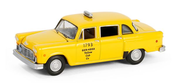 GREEN62030-C - CHECKER TaxiCab 1980 dal film Ferris Bueller's Day Off in blister cardato - 1