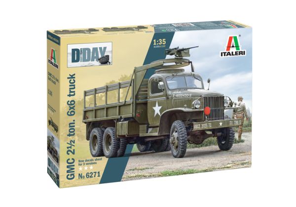 ITA6271 - GMC 2 ½ ton 6x6 – 80° anniversario del D-DAY da assemblare e verniciare - 1