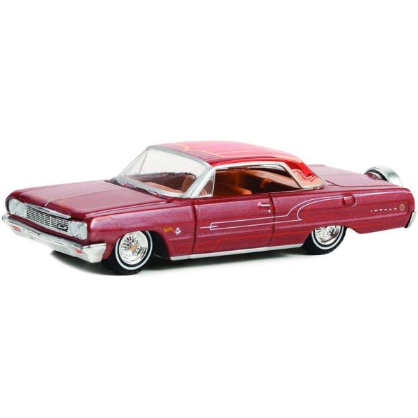 GREEN63030-B - CHEVROLET Impala 1964 California Lowriders rosso metallizzato venduto in blister - 1