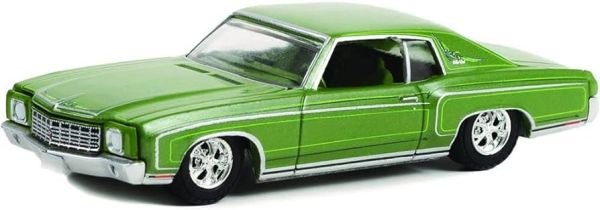 GREEN63030-D - CHEVROLET Monte Carlo 1970 California Lowriders verde metallizzato venduto in blister - 1