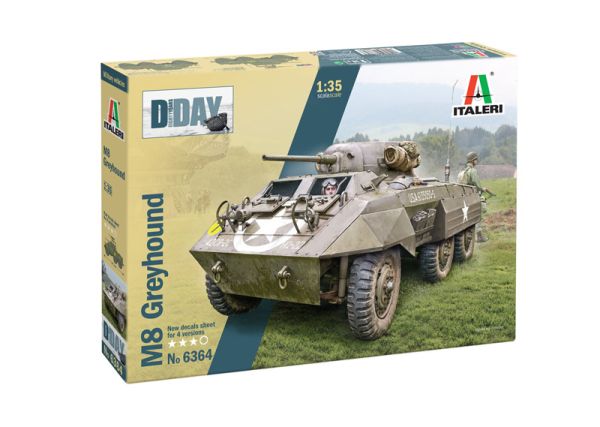 ITA6364 - Veicolo militare M8 Greyhound da assemblare e verniciare - 1