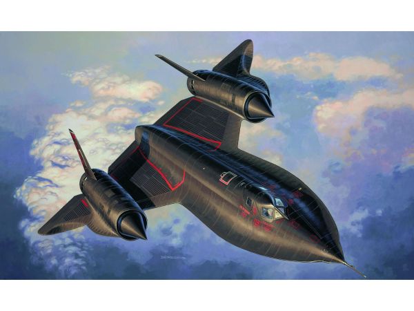 REV63652 - Set di modelli dell'aereo da combattimento Lockheed SR-71 Blackbird con vernice da assemblare - 1