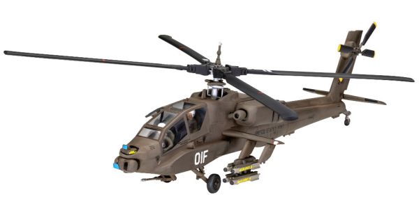 REV63824 - Elicottero AH-64A Apache SET da assemblare e verniciare - 1