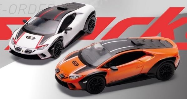 SPAYCOMBO64009 - LAMBORGHINI Huracan Sterrato Combo Set bianco e arancio - 1