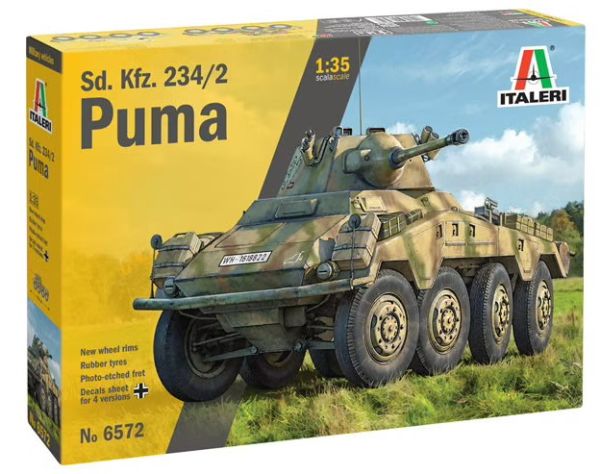 ITA6572 - Carro armato Kfz.234/2 Puma da assemblare e dipingere - 1