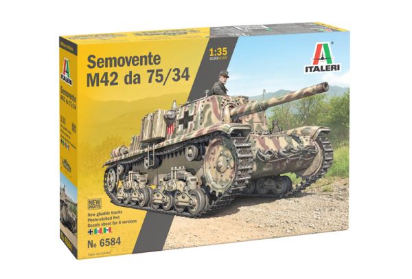 ITA6584 - Carro armato Semovente M42 da 75/34 da assemblare e verniciare - 1