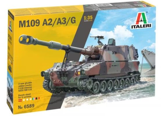 ITA6589 - Carro armato M-109/A2-A3-G da assemblare e verniciare - 1