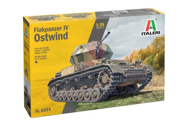 ITA6594 - Carro armato Flakpanzer IV Ostwind da assemblare e dipingere - 1