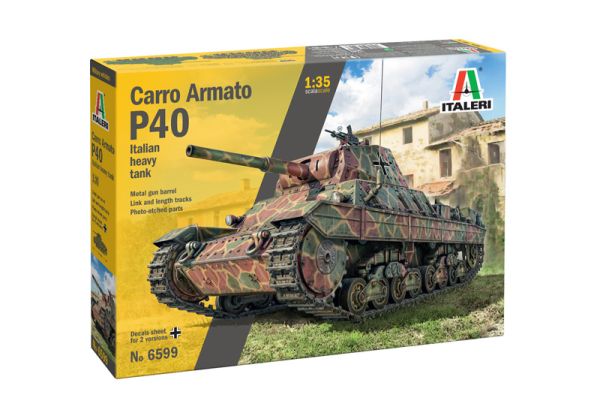 ITA6599 - Carro armato P40 da assemblare e verniciare - 1