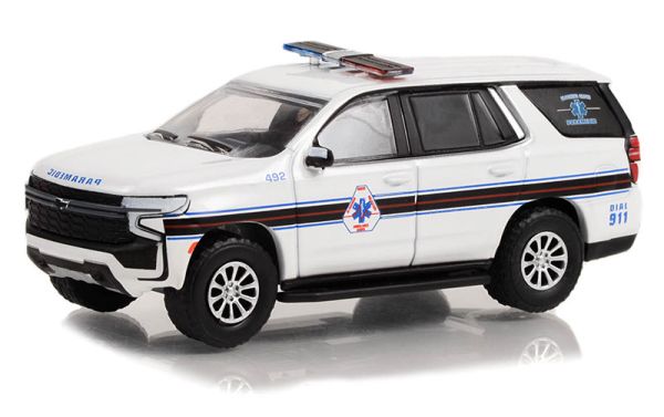 GREEN67040-F - Ambulanza CHEVROLET Tahoe 2021 New York della serie FIRST RESPONDERS in blister - 1