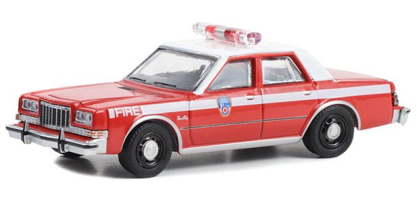 GREEN67050-C - PLYMOUTH Gran Fury 1985 Vigili del fuoco di New York dalla serie FIRE & RESCUE in blister - 1