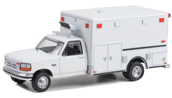 GREEN67061 - FORD F-350 Ambualnce 1992 Bianco in blister - 1