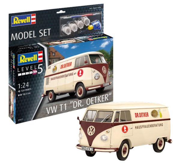 REV67677 - Modello con vernice da assemblare - VW T1 Dr. Oetker - 1