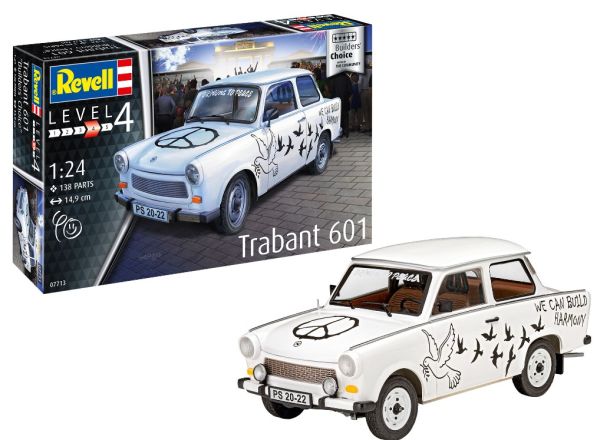 REV67713 - Trabant 601S da assemblare e verniciare con gli accessori - 1