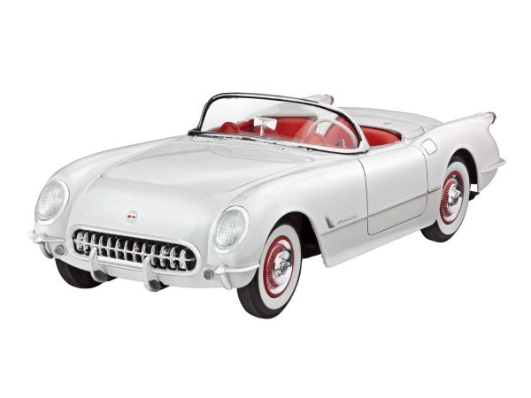 REV67718 - SET MODELLO - CHEVROLET Corvette Roadster 1953 da assemblare con vernice - 1