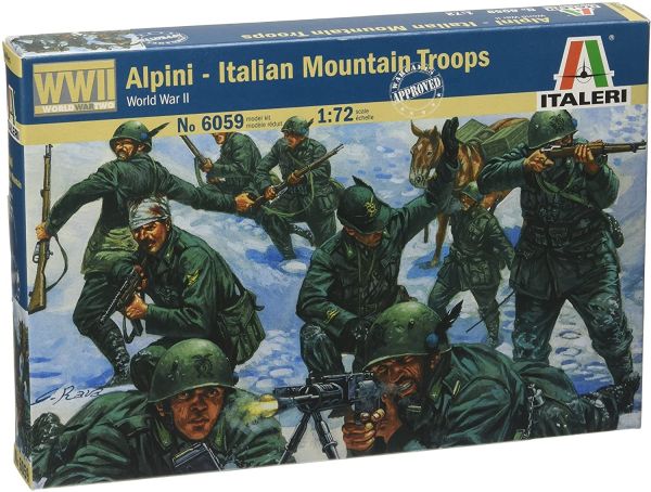 ITA6059 - Alpini verniciabili truppe da montagna italiane - 1