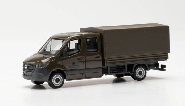 HER700795 - MERCEDES SPRINTER marrone doppia cabina BUNDSWEHR - 1