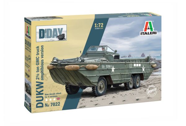 ITA7022 - DUKW 2 ½ tonnellate versione GMC anfibia – 80° anniversario del D-DAY da assemblare e verniciare - 1