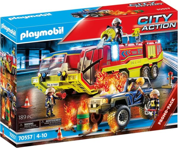 PLAY70557 - Autopompa e veicolo in fiamme - 1