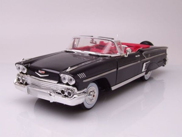 MMX73112NOIR - 1958 CHEVY Impala cabriolet nero - 1