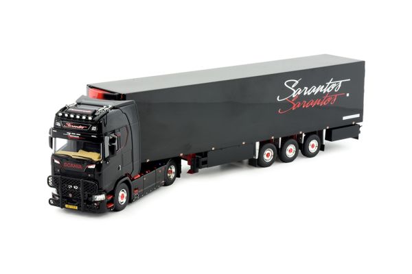 TEK73952 - SCANIA S-Série Highline 4x2 con rimorchio refrigerato 3 assi SARANTOS - 1