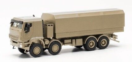 HER746984 - IVECO Trakker 8x8 con pianale telonato beige sabbia - 1