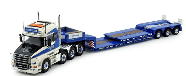 TEK76541 - SCANIA T730 8x4 con caricatore basso 3 assi STANGELAND - 1