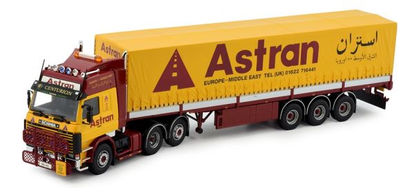 TEK76969 - SCANIA R143 6x2 con rimorchio telonato 3 assi ASTRAN - 1