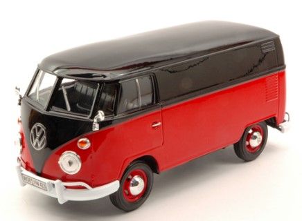 MMX79342ROUGE - Furgone VOLKSWAGEN Tipo 2 T1 1959 Nero e rosso - 1