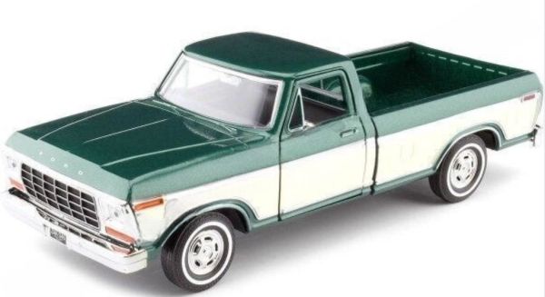 MMX79346VERT - FORD F-150 Custom 1979 Verde e beige - 1