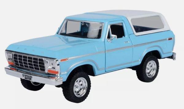 MMAX79373BLEU - FORD Bronco con tetto rigido 1978 Blu - 1