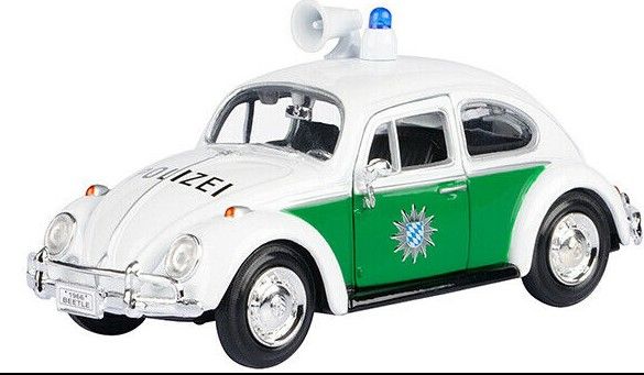 MMX79588 - VOLKSWAGEN Maggiolino Polizei Bianco e Verde - 1