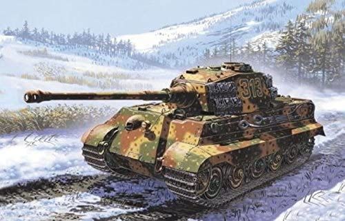 ITA7004 - Carro armato King Tiger da montare e verniciare - 1