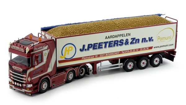 TEK81831 - SCANIA S 6x2 met aardappelaanhanger 3 assen PEETER - 1