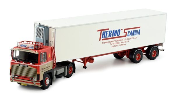 TEK82195 - SCANIA 141 4x2 con rimorchio frigorifero 2 assi ANDERSEN P.BJARNE - 1