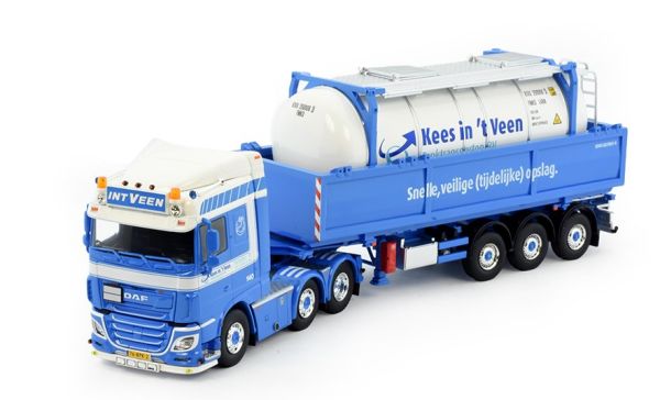 TEK82249 - DAF XF SC 6x4 con rimorchio cisterna a 3 assi KEES IN 'T VEEN - 1