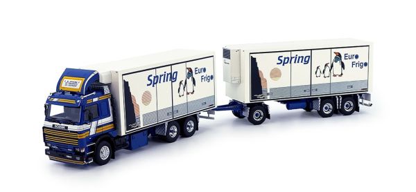 TEK82472 - SCANIA R143 TOPLINE 6x2 con rimorchio refrigerato a 3 assi SPRING RHT - 1