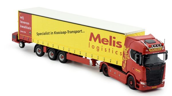 TEK82613 - SCANIA S HIGHLINE 4X2 con rimorchio telonato a 3 assi e transpallet MELIS LOGISTICS - 1