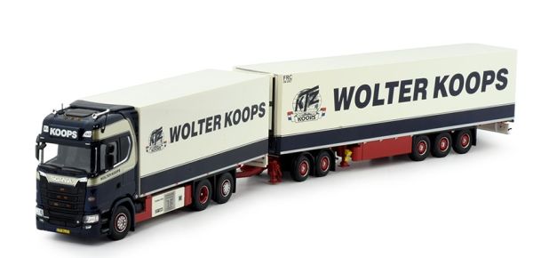 TEK83612 - SCANIA S Highline 6x2 rettilineo con rimorchio refrigerato 2+3 assi WOLTER KOOPS - 1