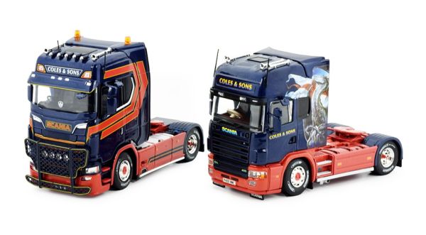 TEK84101 - SCANIA 164 TOPLINE 4x2 e SCANIA S HIGHLINZE 4x2 COLES & SONS - 1