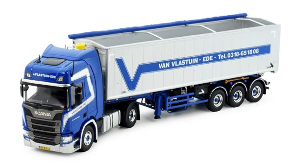 TEK84935 - SCANIA R Highline 4x2 con ribaltabile 3 Assi VAN VLASTUIN  - 1