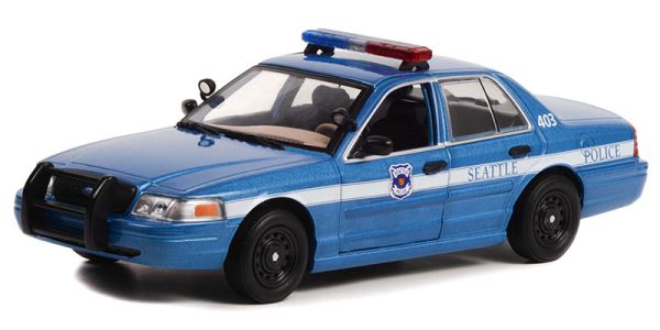 GREEN85571 - FORD Crown Victoria 2001 Inteceptor della polizia - Dipartimento di polizia di Seattle - 1