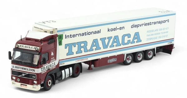 TEK85998 - VOLVO FH01 Globetrotter 4x2 con rimorchio frigorifero 3 Assi TRAVACA - 1