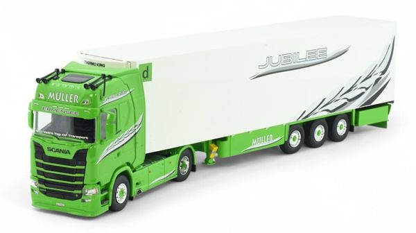 TEK86267 - SCANIA S Highline 4x2 con rimorchio frigorifero 3 assi MULLER 100ans - 1