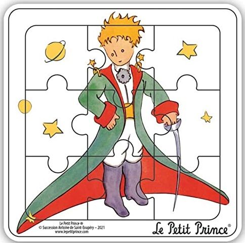 MGM865007-B - Puzzle con cornice in legno 9 pezzi IL PRINCIPE con la spada - 1