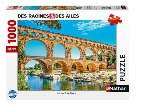 NAT872572 - Puzzle 1000 pezzi Pont du Gard - 1