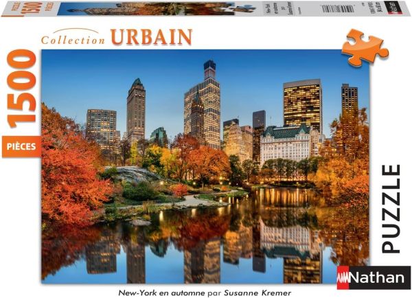 NAT877881 - Puzzle da 1500 pezzi NewYork in autunno di Suzanne KREMER - 1